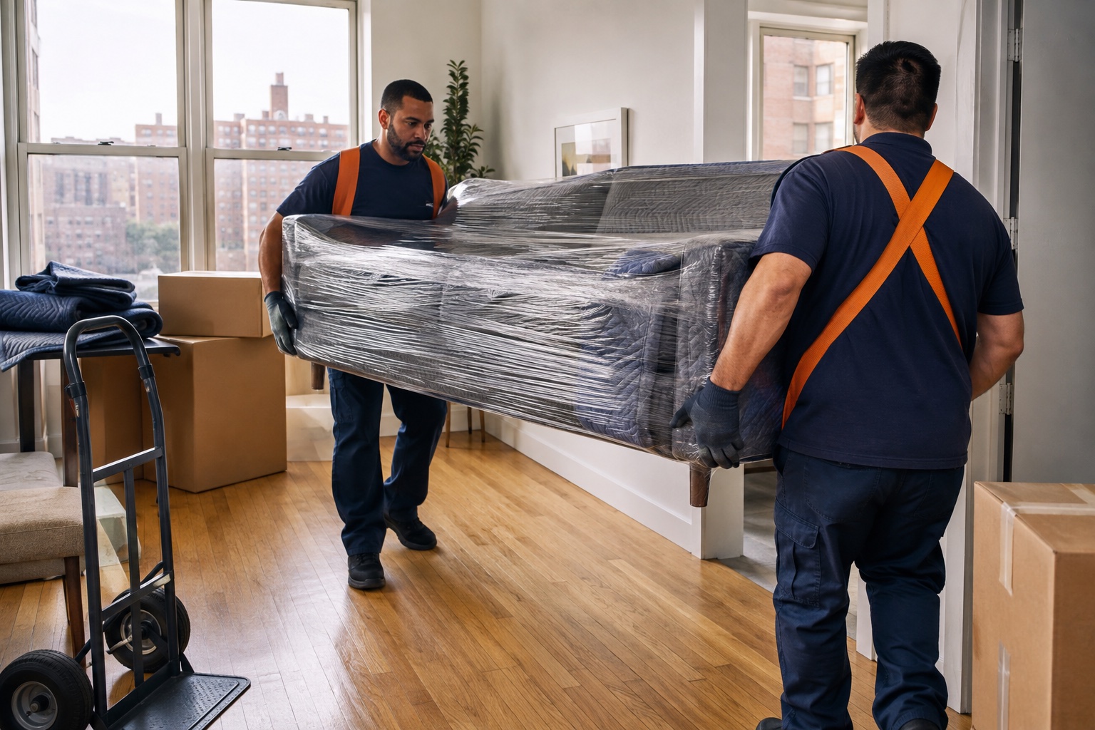 Real NYC moving scene: Junk Removal