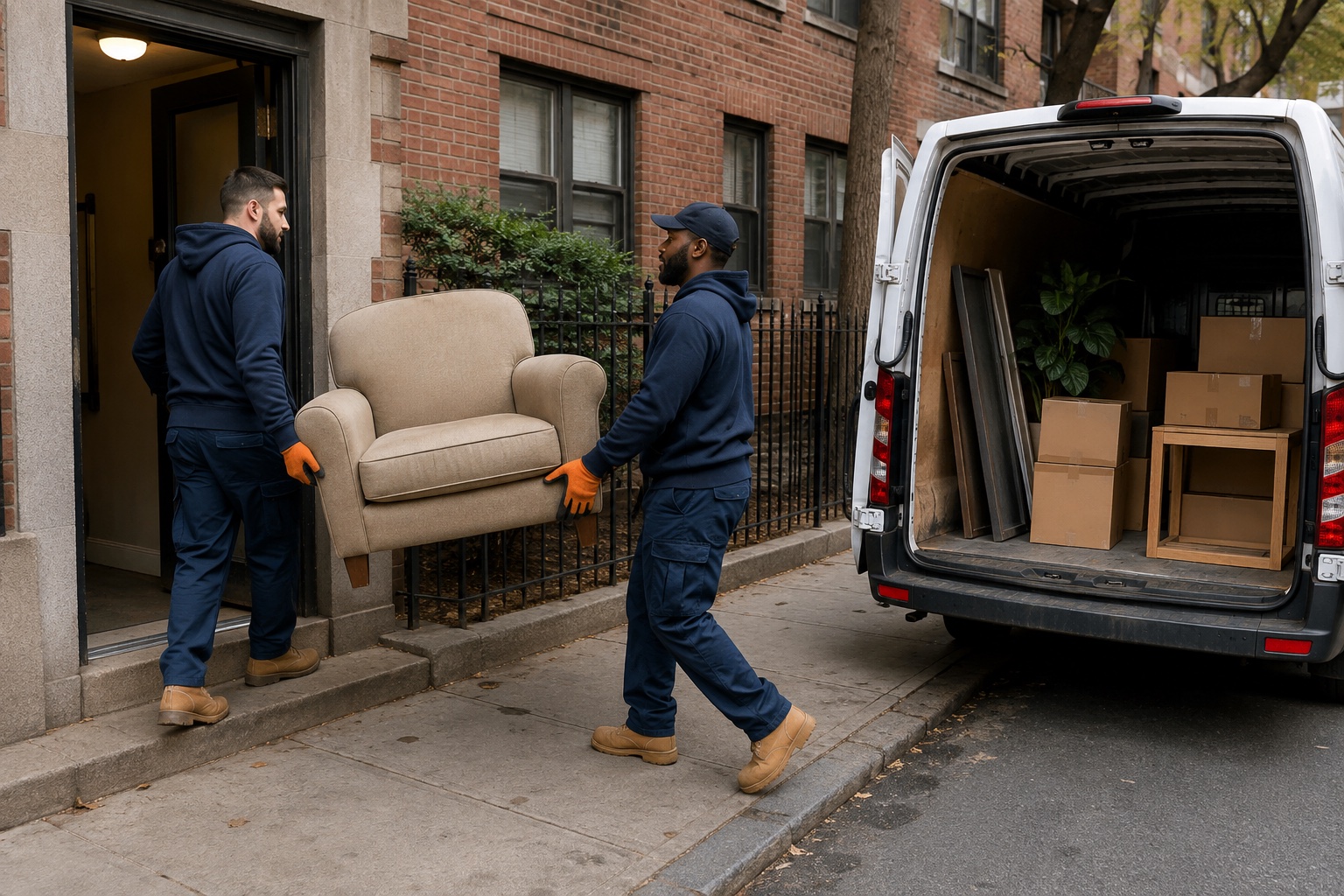 Old furniture removal from a New York apartment